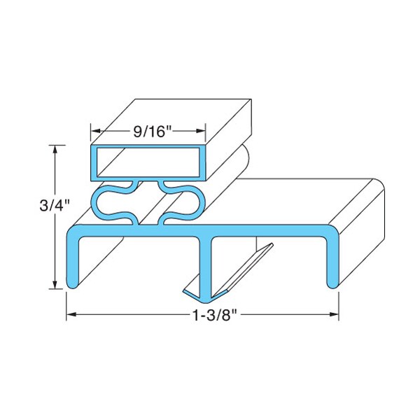 Door Gasket For - Part No Vt50359405